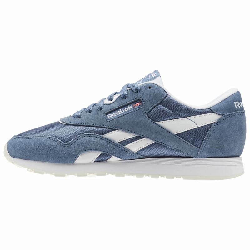 Reebok Classic Nylon Tenisky Damske - Modre/Biele TX9816ZC